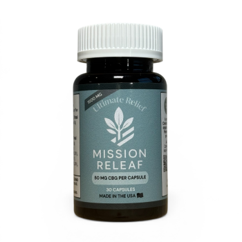 50mg Ultimate Relief CBG Capsules - 30 Count (1500mg)